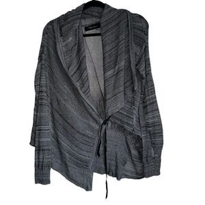 Area by Barbara Bologna s/s 2015 gray 100% viscose cardigan wide collar size s